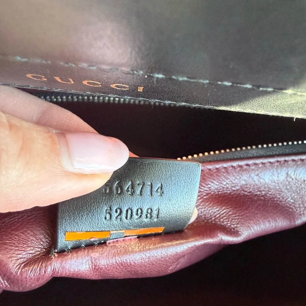 Gucci Zumi Black and Cream Satchel - Picture 12 of 12